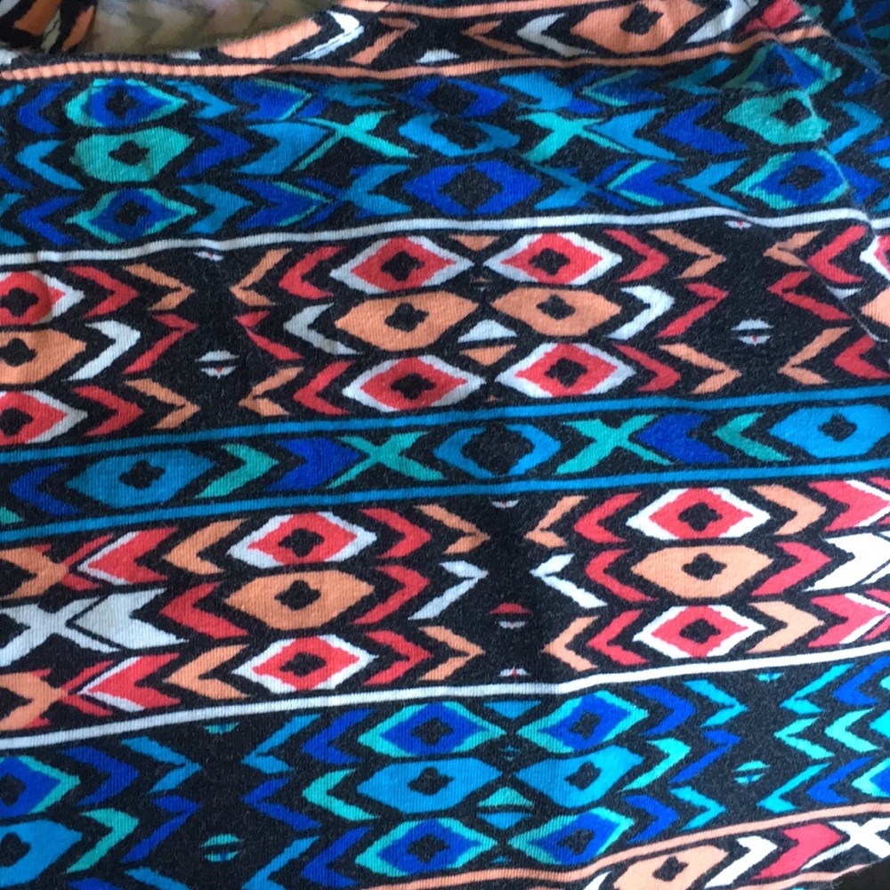 Colorful Aztec Bodycon Dress - Picture 3 of 3